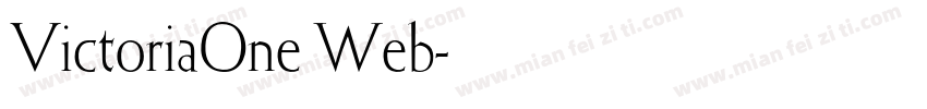 VictoriaOne Web字体转换
